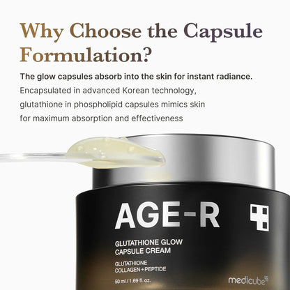 AGE-R Glutathione Glow Capsule Cream 3